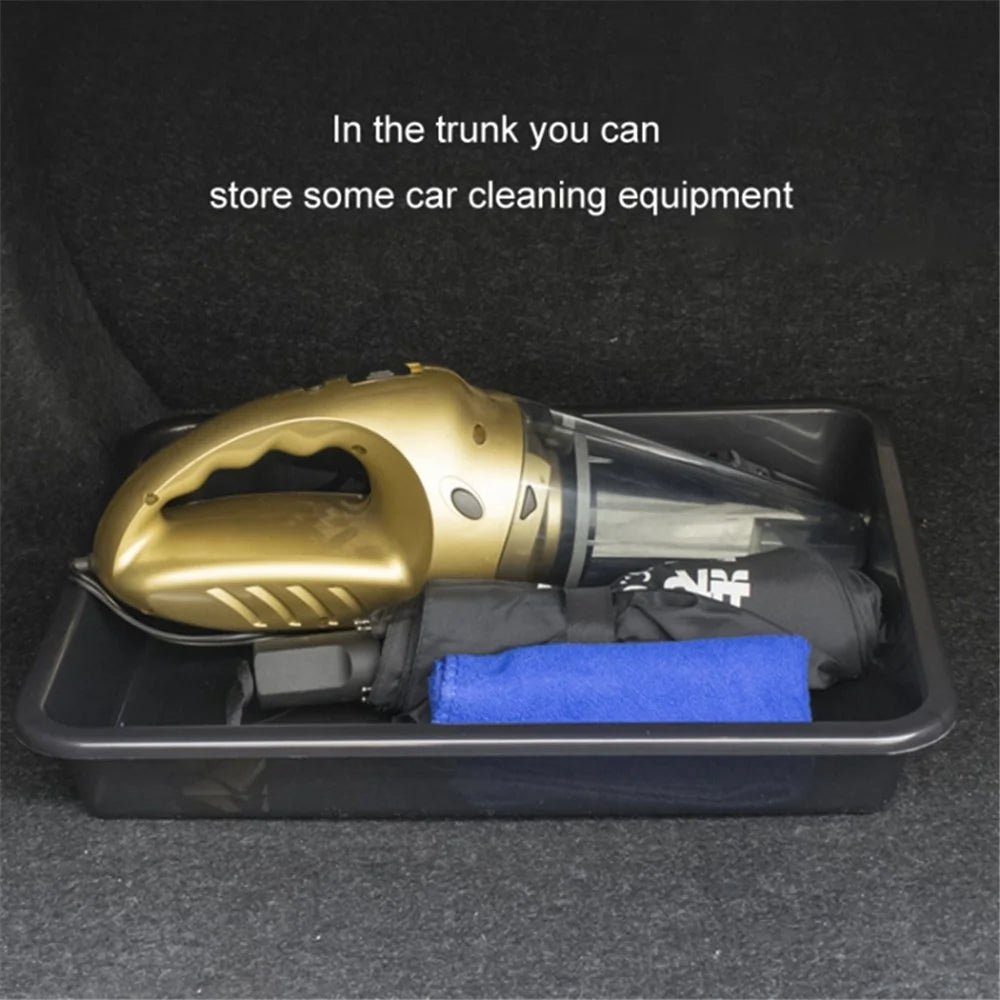 Size L Multifunctional Car Storage Tray Shoe Umbrella Holder Auto Trunk Organizer, 380x300x60mm - 5