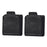2Pcs Car Safety Seat Belt Adjuster Strap Clip PU Leather Kids Seat Belt Limiter - Black - 1