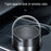 Aluminum Alloy Car Ashtray with LED Light Flame Retardant Good Sealing Ash Storage Holder - Silver - 3