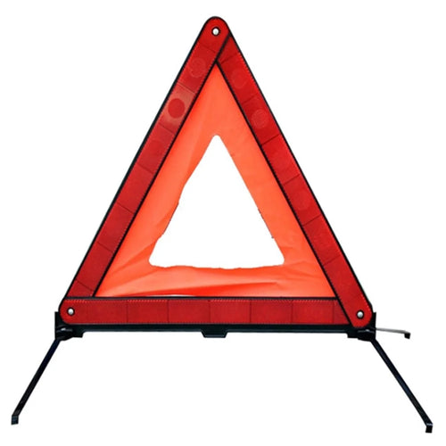 Car Emergency Breakdown Warning Triangle Reflective Safety Hazard Folded Stop Sign Reflector - 1