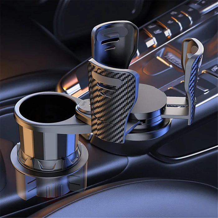 Car Cup Holder Organizer Multifunctional Drink Bottle Holder Stand ABS Expander Adapter - 4