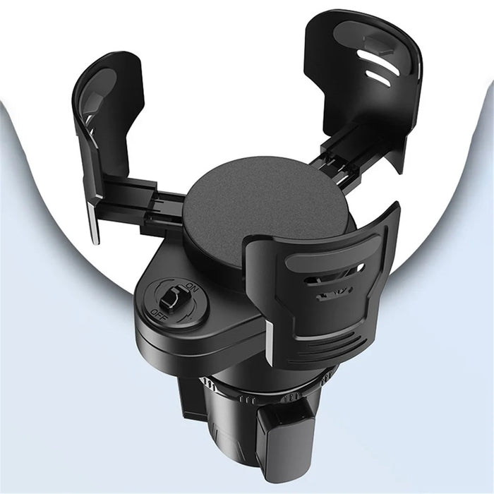 Multifunctional Car Water Cup Holder Car Seat Up Layer Stretchable Water Cup Drink Holder (Size: S) - 6