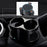 Carbon Fiber Pattern Car Water Cup Holder Multifunctional Car Drink Holder with Rotatable Base - Silver - 3