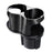 Carbon Fiber Pattern Car Water Cup Holder Multifunctional Car Drink Holder with Rotatable Base - Silver - 7