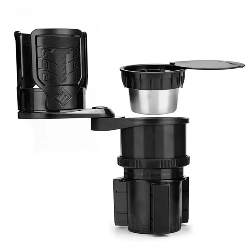 3-in-1 Multifunctional Car Water Cup Holder with Removable Ashtray Anti-Slip Adjustable Car Cup Drink Holder Expander Adapter - 4