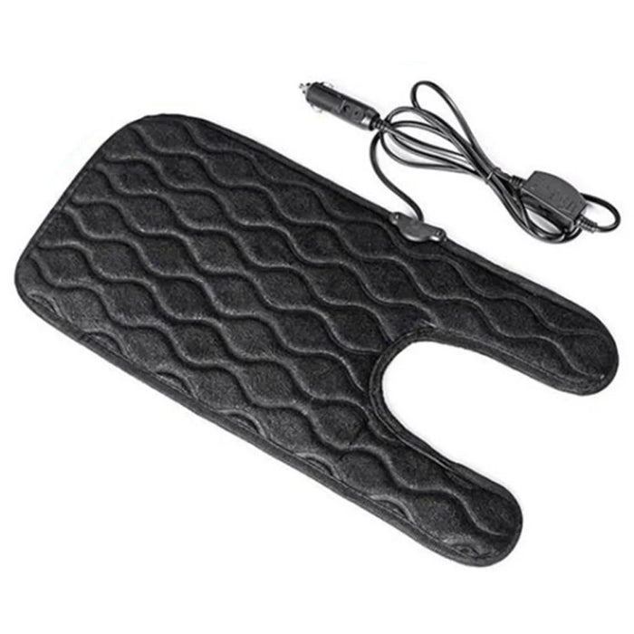 12V Car Heating Seat Cushion Cigarette Lighter Plug Single Seat Electric Heating Seat Mat for Children - 1