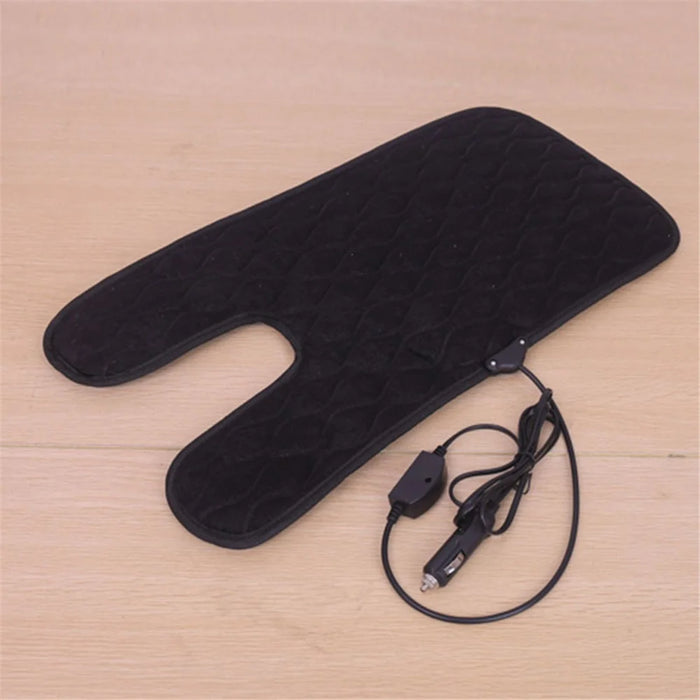 12V Car Heating Seat Cushion Cigarette Lighter Plug Single Seat Electric Heating Seat Mat for Children - 6