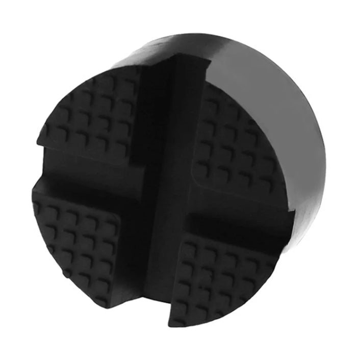 Universal Cross Slotted Jack Pad Rubber Frame Rail Adapter Pinch Weld Side Car Lifting Floor Support - 3