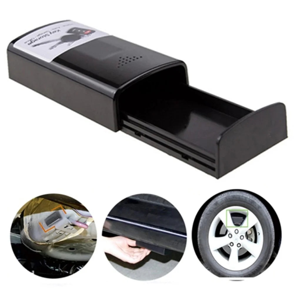 Anti-lost Hidden Key Storage Box Magnetic Portable Car Keys Holder for Home Office Travel - 1