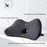 Car Seat Waist Support Cushion Memory Foam Breathable Fatigue Relieve Lumbar Cushion - Black - 2