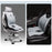 LOVERCAR Ergonomics Car Seat Cushion Memory Foam Slow Rebound Chair Cushion with Backrest - Grey - 3