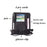 Car Sun Visor Storage Bag Litchi Texture PU Leather Cards Bills Glasses Holder - Black - 3