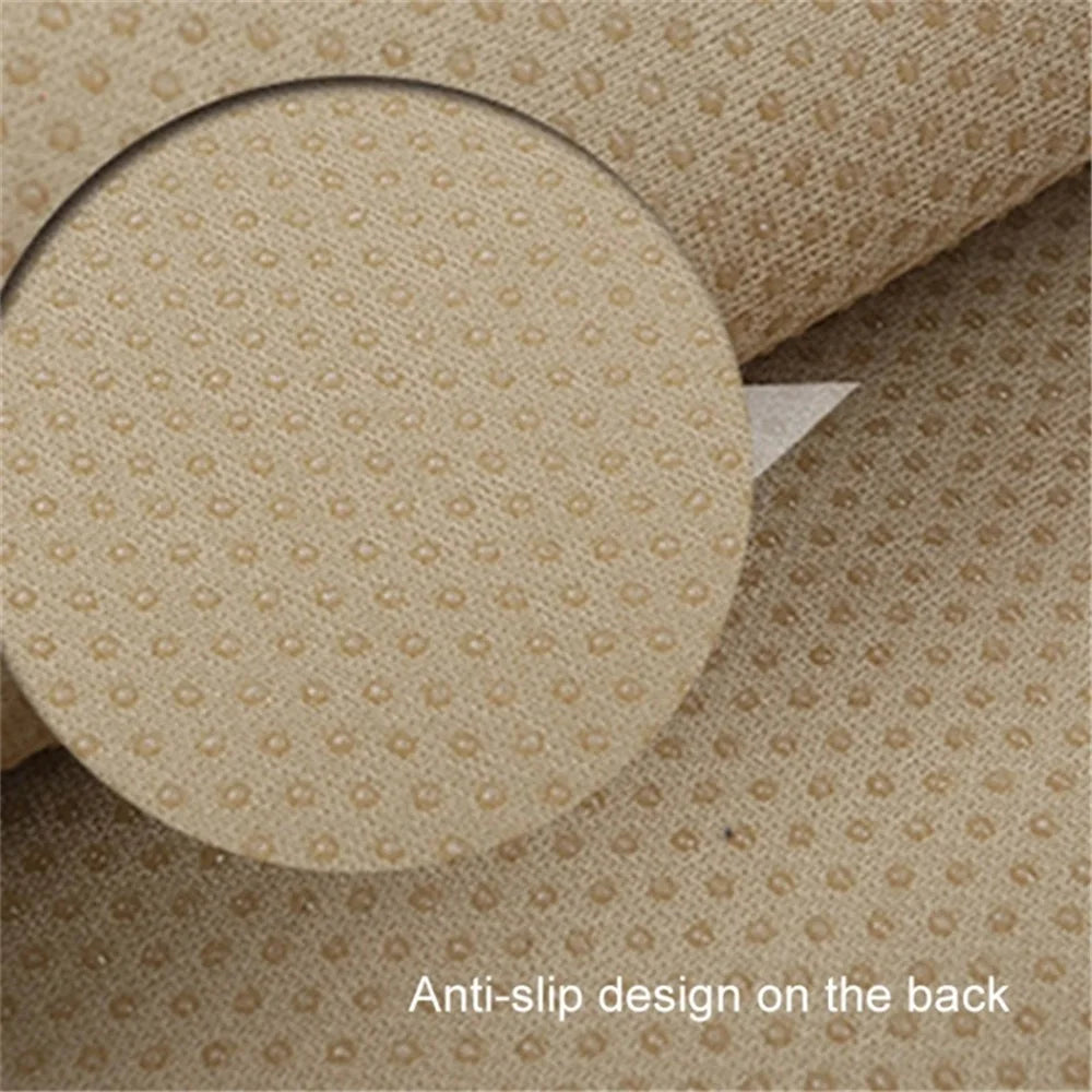 Non-slip Winter Car Front Seat Cover Pad Universal Warm Velvet Cushion with Pocket - Beige - 3