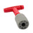 ND-09 Car Wheel Fitting Lug Nut Cleaning Brush with 3 Replaceable Sponge Heads - 1