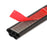 20m 5-Hole Car Door Hood Trunk Seal Strip Vehicle Rubber Noise Insulation Adhesive Strip - 7
