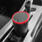 DM-143 ABS + PP Versatile Car Storage Bin with Lid Auto Vehicle Trash Can Fit Cup Holder - Black With Red Edge - 2