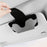 Nappa Texture PU Leather Car Glasses Storage Case Sun Visor Clip Sunglasses Holder - Grey - 3