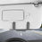 Nappa Texture PU Leather Car Glasses Storage Case Sun Visor Clip Sunglasses Holder - Grey - 7