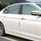 SHAN SHI 7755# 6Pcs Car Door Rearview Mirror Anti-collision Silicone Strips - Red - 2