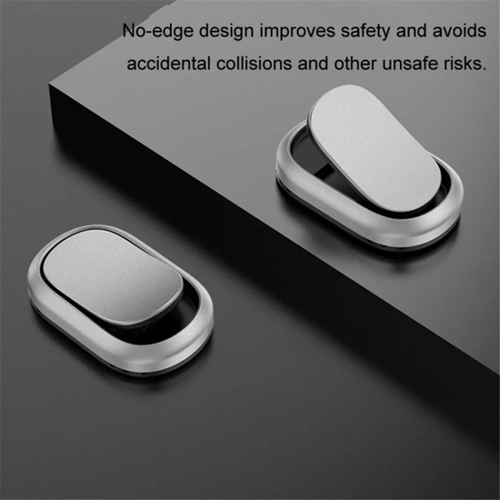 2PCS Car Mini Hook Adhesive Metal Hanger for Key, Purse, Headphone, Charging Cable - 2