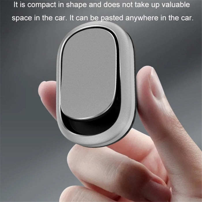 2PCS Car Mini Hook Adhesive Metal Hanger for Key, Purse, Headphone, Charging Cable - 3