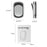 2PCS Car Mini Hook Adhesive Metal Hanger for Key, Purse, Headphone, Charging Cable - 7