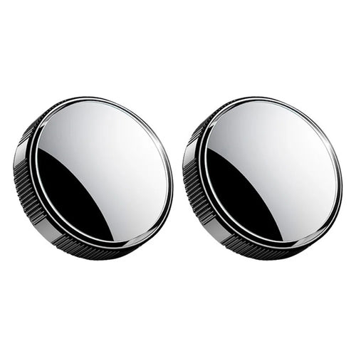 2Pcs Blind Spot Mirrors Rotating Automotive Side Blindspot Mirror for Car Waterproof HD Rear Glass - Tarnish - 1