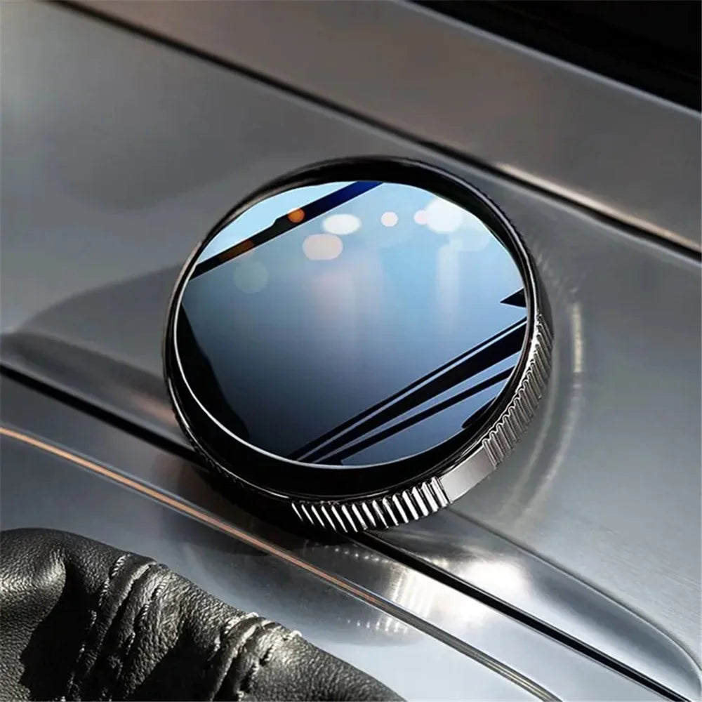 2Pcs Blind Spot Mirrors Rotating Automotive Side Blindspot Mirror for Car Waterproof HD Rear Glass - Tarnish - 7