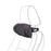 Position Adjustable Car Seat Neck Support Pillow Memory Foam Headrest Cushion - Black - 1