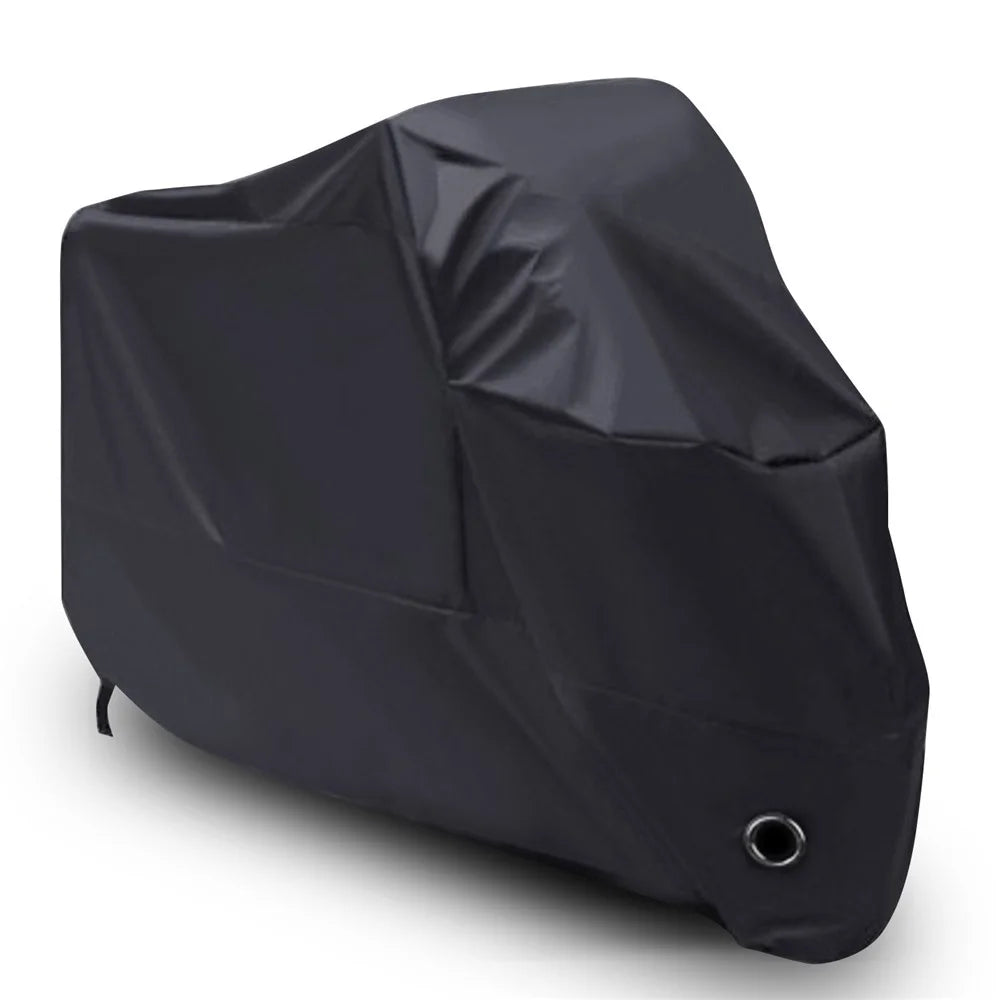 210D Oxford Cloth Waterproof Motorcycle Cover Outdoor Anti-UV Motorbike Cover, Size XL: 230x95x125cm - 1