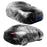 BY-004 Dustproof PE Waterproof Car Cover Disposable Rain Cover with Elastic Band (Upgraded Version), Size: L - 2
