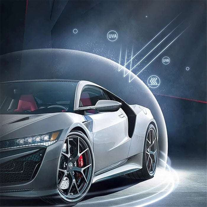 BY-004 Dustproof PE Waterproof Car Cover Disposable Rain Cover with Elastic Band (Upgraded Version), Size: L - 3