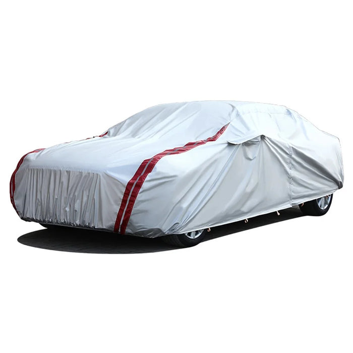 Oxford Cloth Car Cover All Weather Rain Snow UV Sun Hail Protector with Storage Bag - 2XL - 1