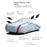 Oxford Cloth Car Cover All Weather Rain Snow UV Sun Hail Protector with Storage Bag - 2XL - 3