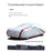 Oxford Cloth Car Cover All Weather Rain Snow UV Sun Hail Protector with Storage Bag - 2XL - 4