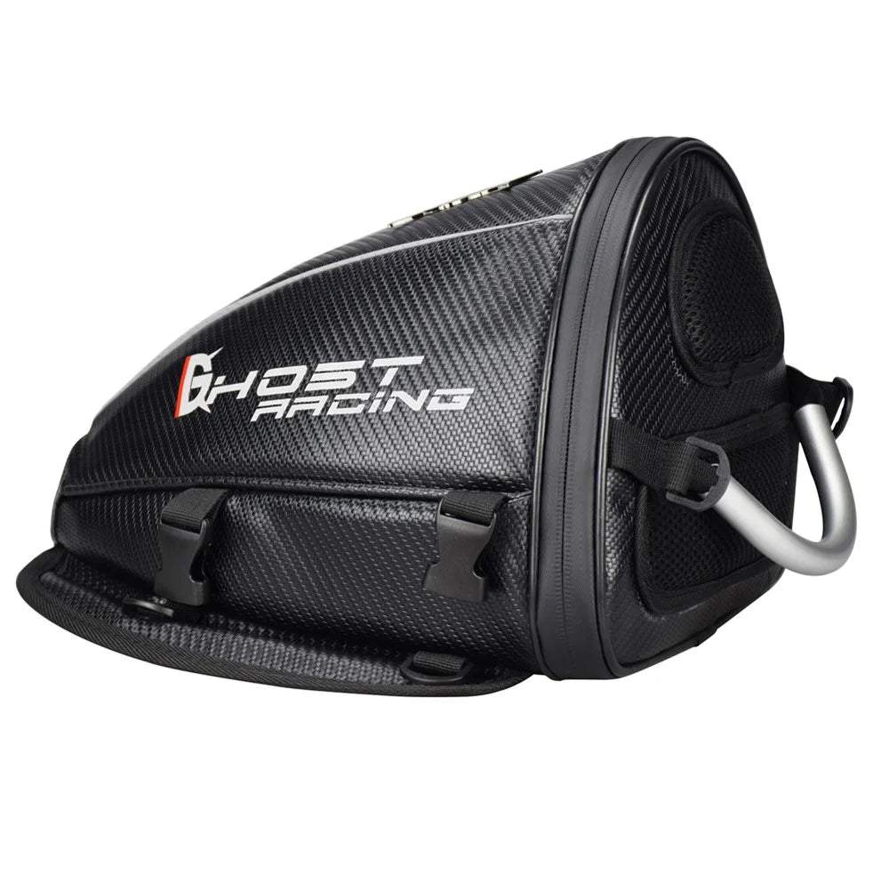 Expandable Motorcycle Tail Bag Waterproof Motorbike Rear Bag - 6
