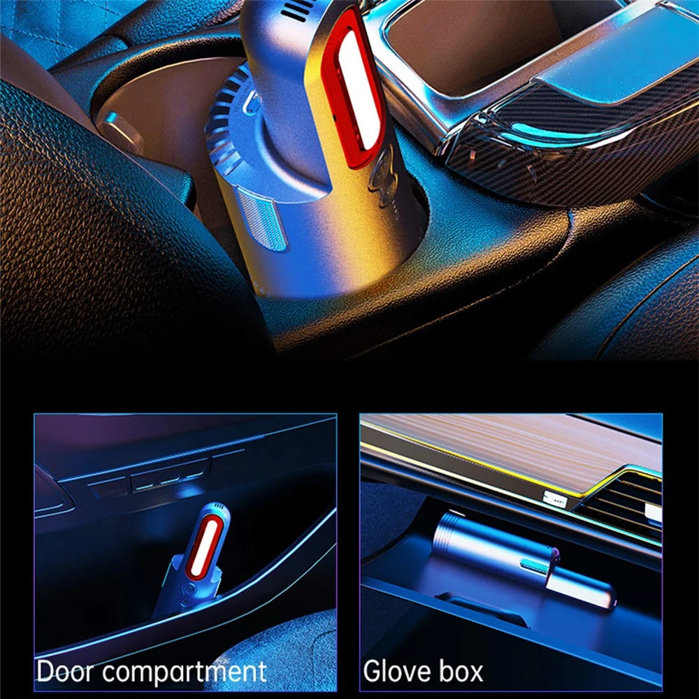 V8 Portable Mini Car Vacuum Cleaner High Power Wireless Vacuum Cleaner for Car Home - 4