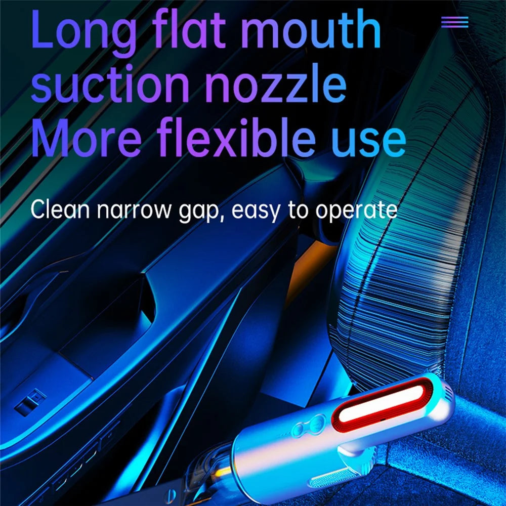 V8 Portable Mini Car Vacuum Cleaner High Power Wireless Vacuum Cleaner for Car Home - 5