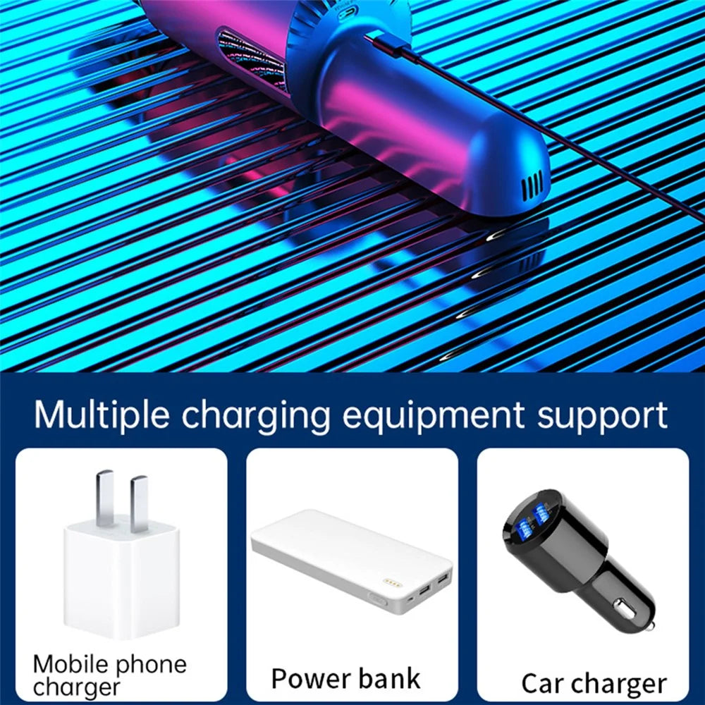 V8 Portable Mini Car Vacuum Cleaner High Power Wireless Vacuum Cleaner for Car Home - 7
