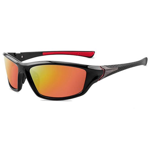 P21 Fishing Polarized Sunglasses Riding Eyeglasses for Outdoor Cycling - Black / Red - 1
