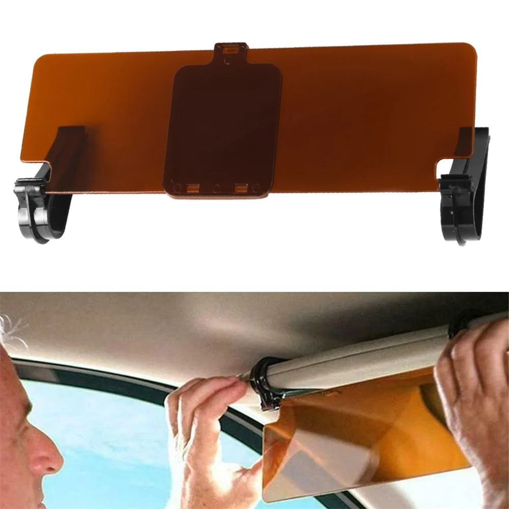 727 Car Sun Visor Anti-Glare Extension Clip-on Driving Vehicle Shield Windshield Sunshade - 1
