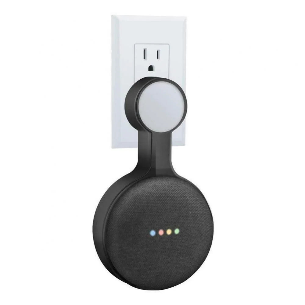 Wall-mounted Holder Wall-mounted Speaker Bracket Socket Accessory for Google Home Mini Smart Speaker - Black - 1