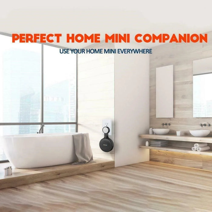 Wall-mounted Holder Wall-mounted Speaker Bracket Socket Accessory for Google Home Mini Smart Speaker - Black - 5