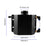 FST009-BK Car Modification 1L Aluminum Radiator Coolant Overflow Bottle Recovery Water Tank Reservoir - 5