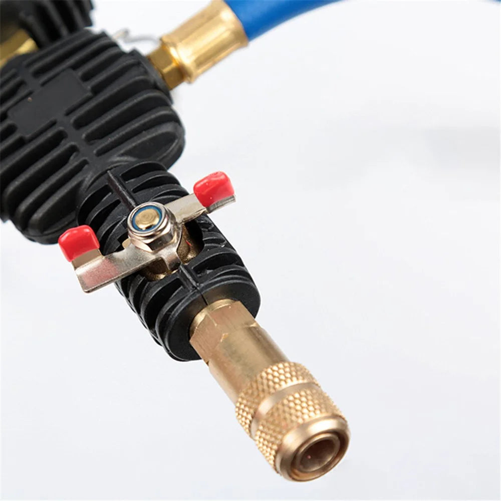 ZY115 Car Water Tank Coolant Replacement Tool Set Vacuum Type Antifreeze Filler Copper-Plated Connector Vacuum Kit for Universal Vehicles - 3