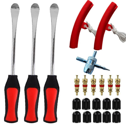 22Pcs / Set Tire Lever Tool Car Motorcycle Bike Wheel Rim Removal Repair Kit - 1