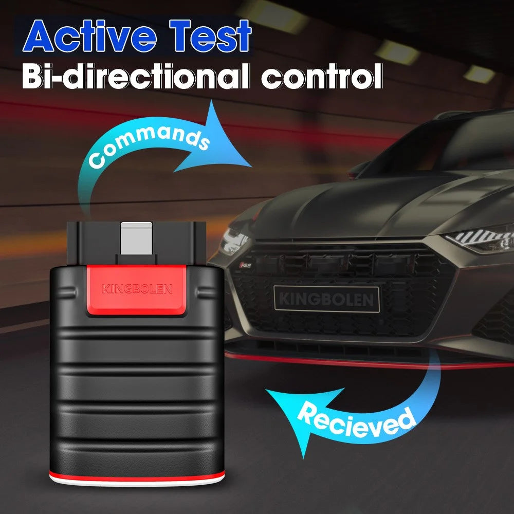 KINGBOLEN Ediag OBD2 Car Diagnostic Scanner Vehicle Engine Fault Code Reader - 6
