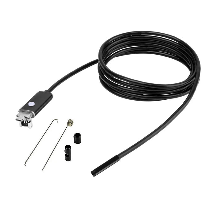 10m Hard Wire Waterproof 6-LED 5.5mm Lens Endoscope Camera Inspection Tool Borescope for Micro USB / USB Interface Cell Phones and Computers - 2
