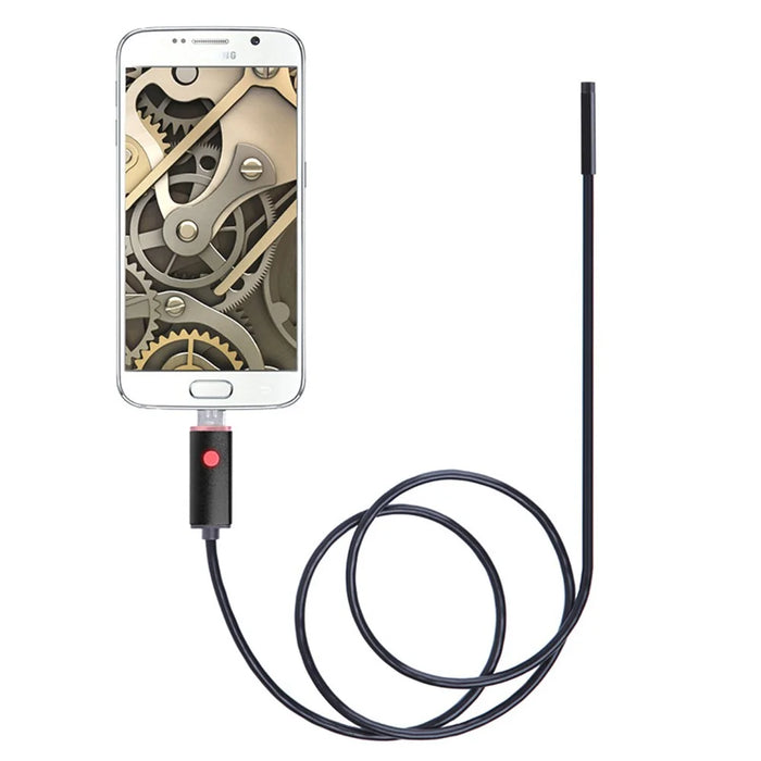 10m Hard Wire Waterproof 6-LED 5.5mm Lens Endoscope Camera Inspection Tool Borescope for Micro USB / USB Interface Cell Phones and Computers - 4
