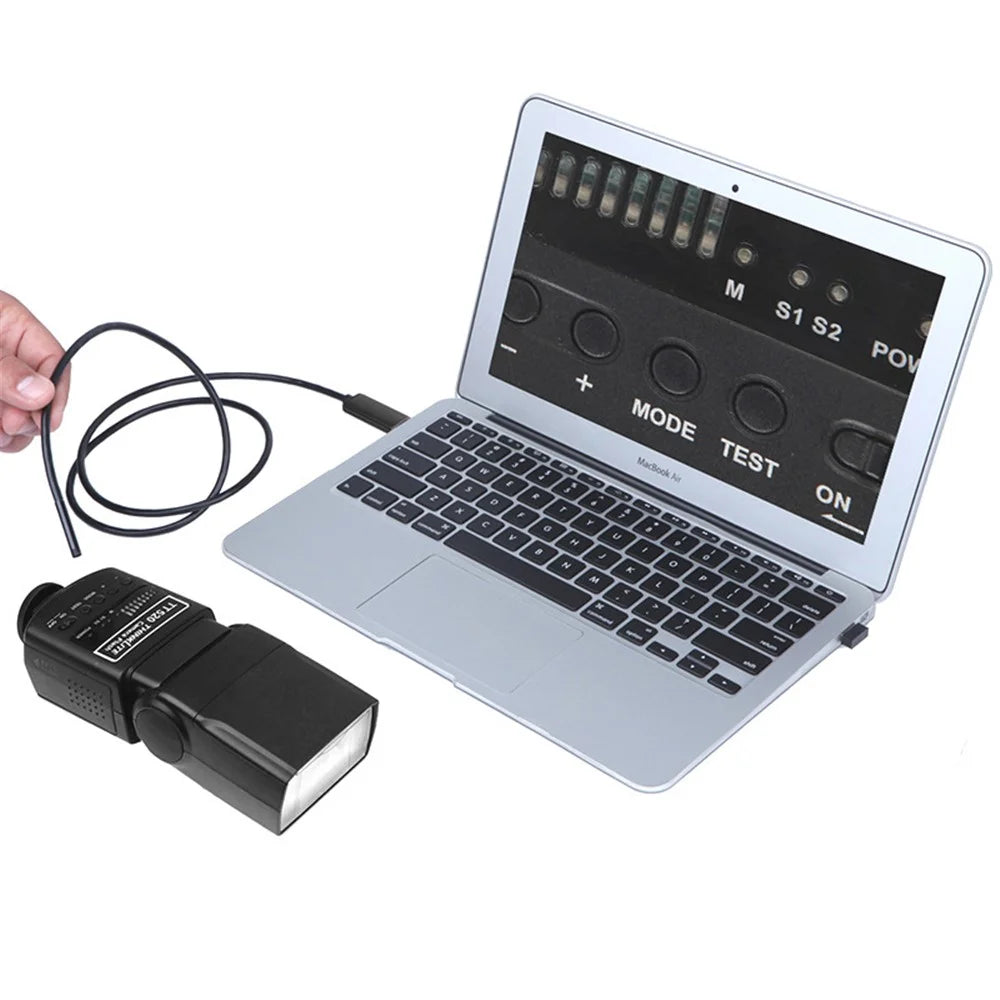 2m Hard Wire USB+Micro USB Endoscope Waterproof Inspection Camera with 6-LED and 5.5mm Camera Lens for Mobile Phone / Computer - 3